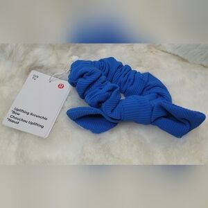 NWT Lululemon Uplifting Scrunchie *Bow PDBL Pipe Dream Blue W9GC8S Hair Tie O/S